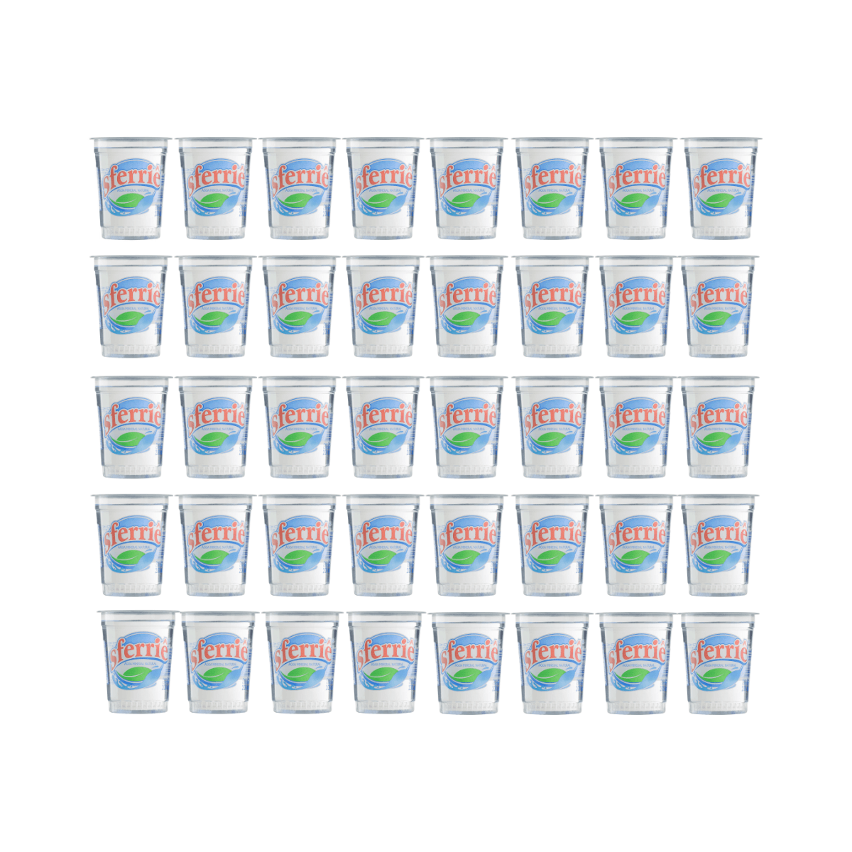 Água Mineral Copo Sem Gás Fardo 48x200ml Sferriê